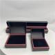 Black Paper Square Clamshell Jewelry Paper Box For Jewelry Storage