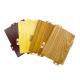 Emulational Wooden Perforated Aluminum Sheets 1.5mm-6mm Thickness For Interior Decoration