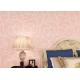 Light Pink Floral Modern Removable Wallpaper , Contemporary Bedroom Wallpaper