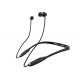 Portable Wireless Bluetooth Noise Cancelling Earbuds , Wireless Neckband Headphones With Mic