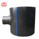 black Hdpe Coupling Socket Weld Fittings Pe Stop Valve For Delivery Water
