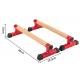 Fitness Training Solid OEM Push Up Stand 50cm Portable Wooden Inversion Stand