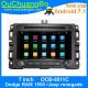 Ouchuangbo car dvd 1024*600 android 7.1 for Dodge RAM 1500 Jeep renegade with MP5 MP3 MP2 ROM 16GB 4*45 Watts amplifier