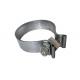 Multiple Specifications Auto Spare Parts Zinc Plated Exhaust Muffler Clamps With Bolt