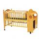 Personalised Swing Wooden Baby Cot Bed With Cabinet for new born Baby
