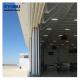 Steel Automatic Aircraft Hangar Door Revolving PU Sandwich Panel 50HZ 5000kg leaf