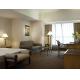 Rubber Wood King Size Hotel Bedroom Furniture Sets / 5 Star Hotel Furniture