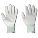 PU Coated White Nylon Gloves