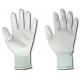 PU Coated White Nylon Gloves, PU Coated Nylon Gloves
