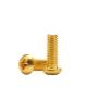 Industry DIN 7985 M3 M4 M5 M6 M8 Pure Copper Brass Cross Recessed Phillips Pan Head Screw