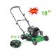 2 in 1  18 inch  Gasoline lawn mower , push lawn mower machine grass trimmer