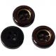 Silked Print Golden Rim Plastic Resin Buttons In Central For Blouse Shirt Sewing