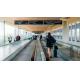 11 Degree Airport Moving Walkway VVVF Controlled Aluminum Alloy Moving Sidewalks