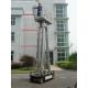 Gymnasium 8m Vertical Mast Boom Lift Blue With 800mm Extension Platform