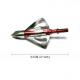 ODM Red Spintite Crimson Talon Archery Broadhead Tip 100grain 3blade