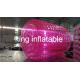 Inflatable Water Toy , Transparent Red PVC / TPU  Water Roller For Kids / Adults