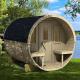 Luxury And Comfort Finnish Outdoor Wood Barrel Sauna With Stove Heater