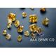 Princess Square 6mm Colored Moissanite Yellow Hardness 9.2 To 9.5