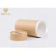 Strong Cardboard Kraft Tube Packaging Round Shape With Lid Matte Lamination