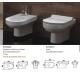 Offer Modern Design CE Bathroom Sanitary Ware Round Wall-Hung Toilet WC bathroom sets