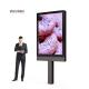 2500nits Outdoor Digital Totem Advertising Pole Mount Digital Signage