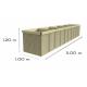 Hesco Flood Barrier Same As Galvanized / Hesco Barrier For Military Uniforms  For Sliver