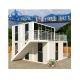 Luxury Hotel Prefabricated Folding Container House Mobile Customized