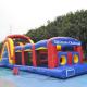 Commercial Obstacle Course Jumping Castle Colourful For Kids Amusement