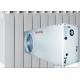 7KW Air To Water Heat Pump With Radiator Heating System White Color Galvanized Sheet