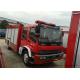 Industrial 4x2 Fire Fighting Truck With Water / Foam Tank 6 - 8 Ton Capacity