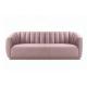 Fabric Blush new design wooden event sofa for wedding,living room sofa