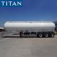 TITAN 44,000 liters tanker trailer for petroleum insulated monoblock trailer price