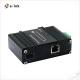 Mini Industrial 1-Port 100/1000X SFP to 1-Port 10/100/1000T 60W PoE++ Media Converter