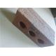 High Strength Perforated Clay Bricks Rough Surface 210x100x65mm