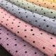 Sustainable 145cm Polyester Crepe De Chine Fabric / Polka Dot Crepe Fabric