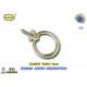 zamak ring with screw for coffin decoration D025 gold color metal screw dia.4cm