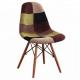 Fashionable Patchwork Dining Chairs , Colorful Patchwork Occasional Chair