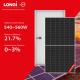 Longi Panel Solar Bifacial 540W 545W 555W 550W Solar Panels For Rooftop Zonnepanelen