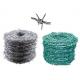 Double Twist 14 Gauge Galvanized Steel Barbed Wire For Private Buildings