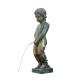 1500mm Height Decorative Metal Sculpture Bronze Boy Peeing Famous Water Fountain Statue