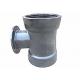 Round Ductile Iron Fittings Double Socket Tee With Flange Branch ISO2531
