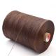 100% Polyester 1kg Color Hand Sewn Flat Wax Thread For Leather goods with 240 colors