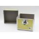 LP 12 Aluminum Carry Case Yellow DVD Storage Box Aluminum ABS Diamond Portable Tool Case