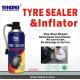 Emergency Tubeless Tire Sealer , Fast Repair Tyre Inflator Sealant 400ml 600ml