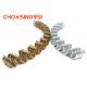 22 Chrome Plating 9 Gauge Zig Zag Springs , Couch Support Springs For Sofa Seat