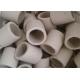 Simple Shape Ceramic Tower Packing / Ceramic Raschig Rings High Mechanical Stability