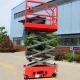 Towable Scissor Lift Extended Platform Hydraulic Electronic Self Leveling