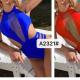 Ladies One Piece Swimsuit Solid Color Factory Direct Supply High Waist  Miss Hard Wearing The New Type