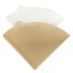 Wooden Hand Brewed Coffee Filter Paper Acrylic Cover Dust Proof Cone Frame V60