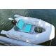 230cm Foldable Inflatable Boat Airmat Floor Light Grey Color Short Shaft